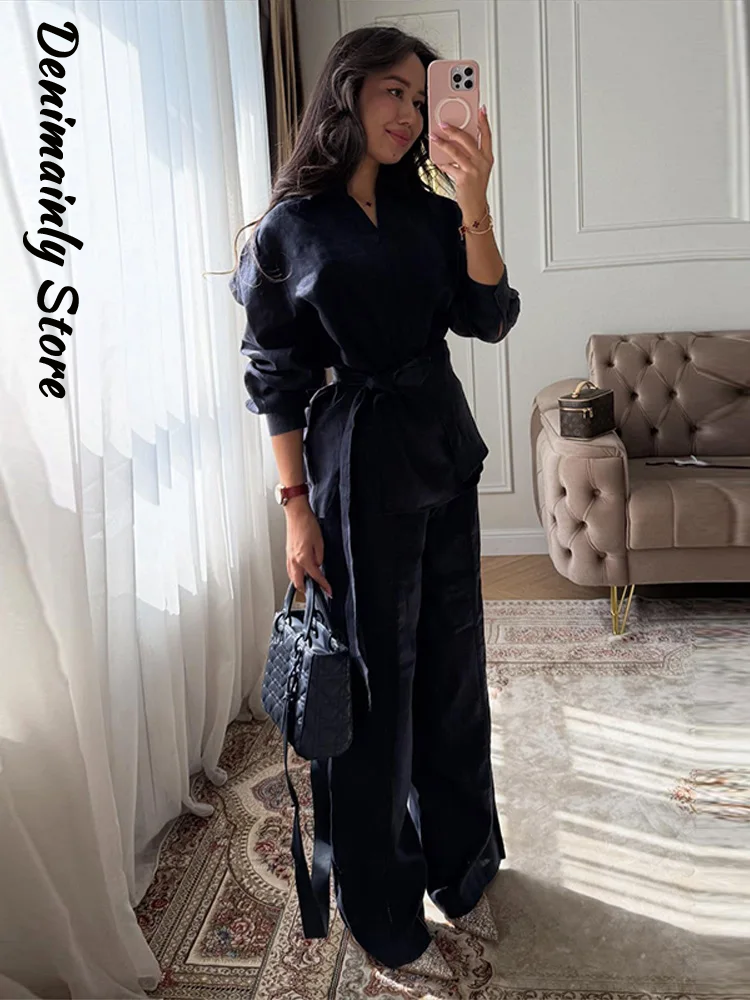 Casual Women's Linen Pants Set - Men'S Fashion Linen Pants ulasan dan harga