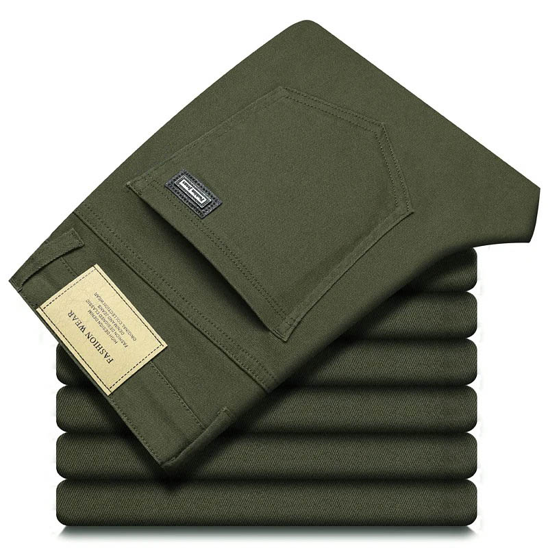Fashion Loose Straight Busines - Men'S Fashion Linen Pants ulasan dan harga