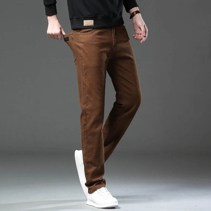 Fashion Loose Straight Busines - Men'S Fashion Linen Pants ulasan dan harga