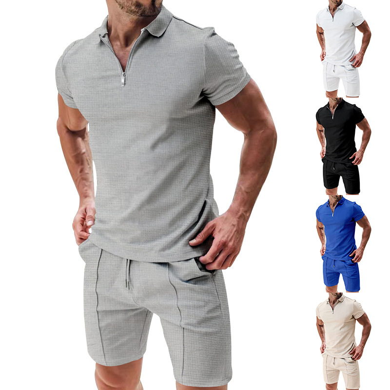 Men's Summer Polo Short‑Sleeve - Men'S Fashion Polo ulasan dan harga