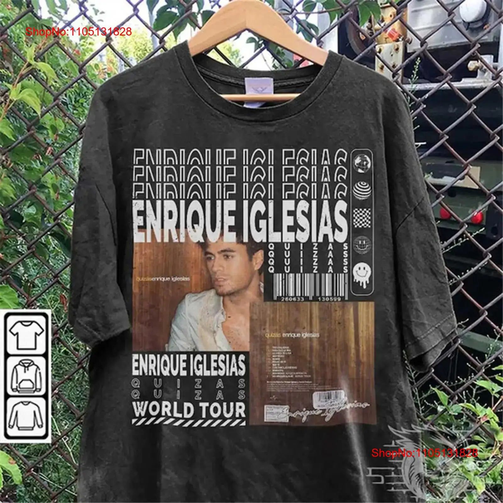 Enrique Iglesias Music T Shirt - Men'S Fashion Quiz ulasan dan harga