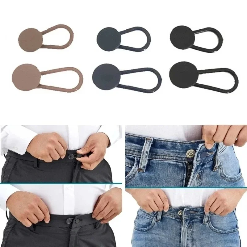 6PCS 15mm/18mm Pants Extender  - Men'S Fashion Khaki Pants ulasan dan harga