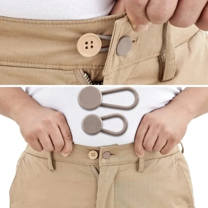 6PCS 15mm/18mm Pants Extender  - Men'S Fashion Khaki Pants ulasan dan harga