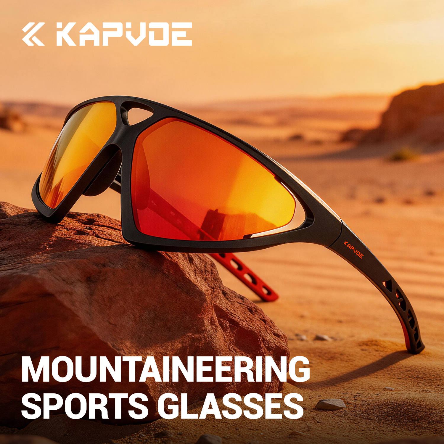 KAPOVE Cycling Sunglasses for  - Men'S Fashion Glasses 2026 ulasan dan harga